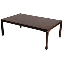 Large Rectangular Coffee Table, Scandinavia, Mid-20th Century