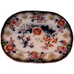 Antique Platter from Charles Meigh and Son of Staffordshire, England, circa 1850