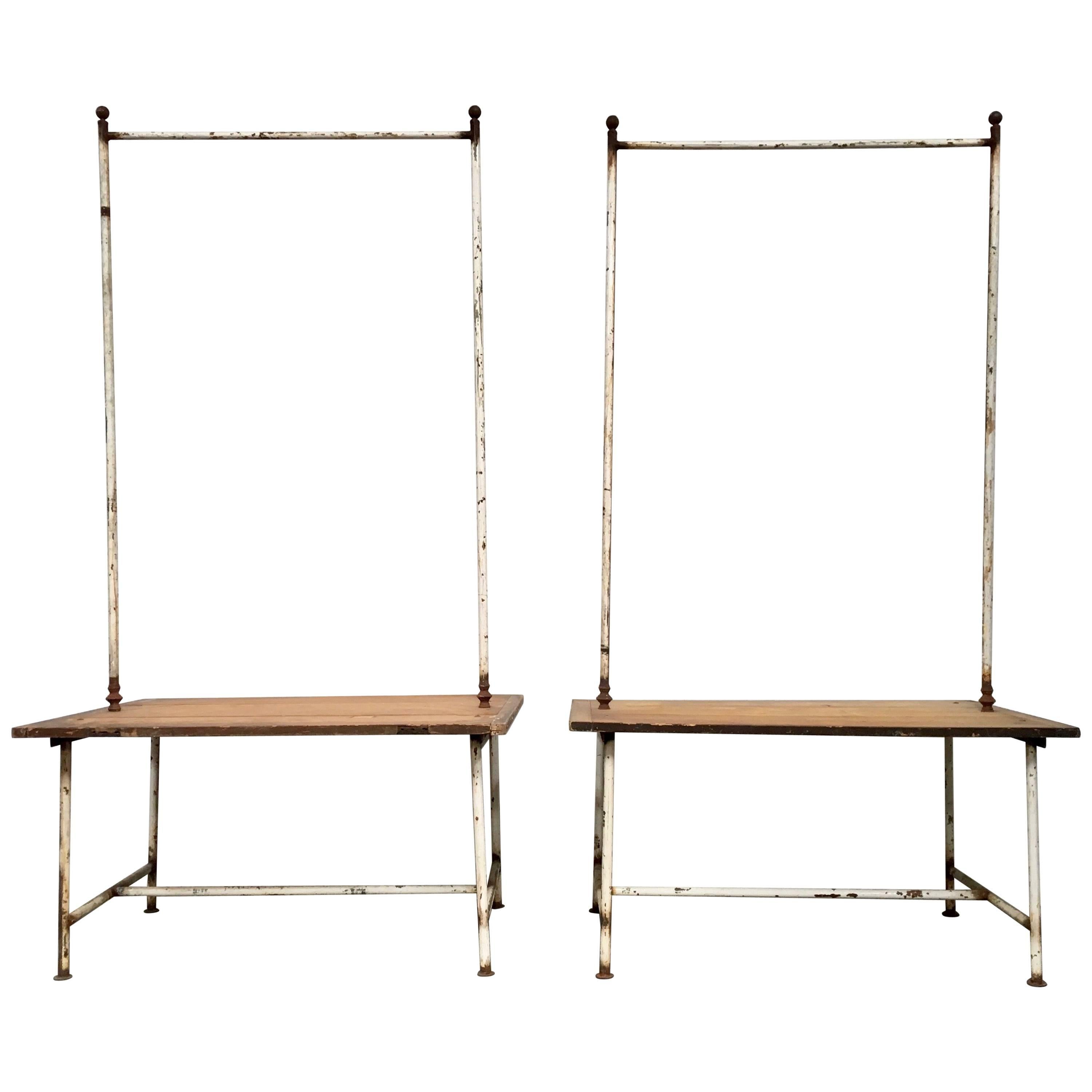 Pair of Late 19th Century French Clothing Racks