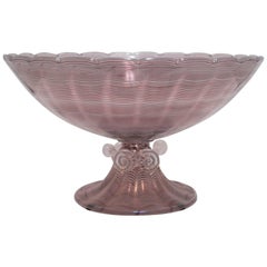 Italian Murano Art Glass Urn Centerpiece Bowl