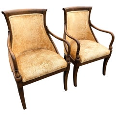 Pair of High End French Style Armchairs