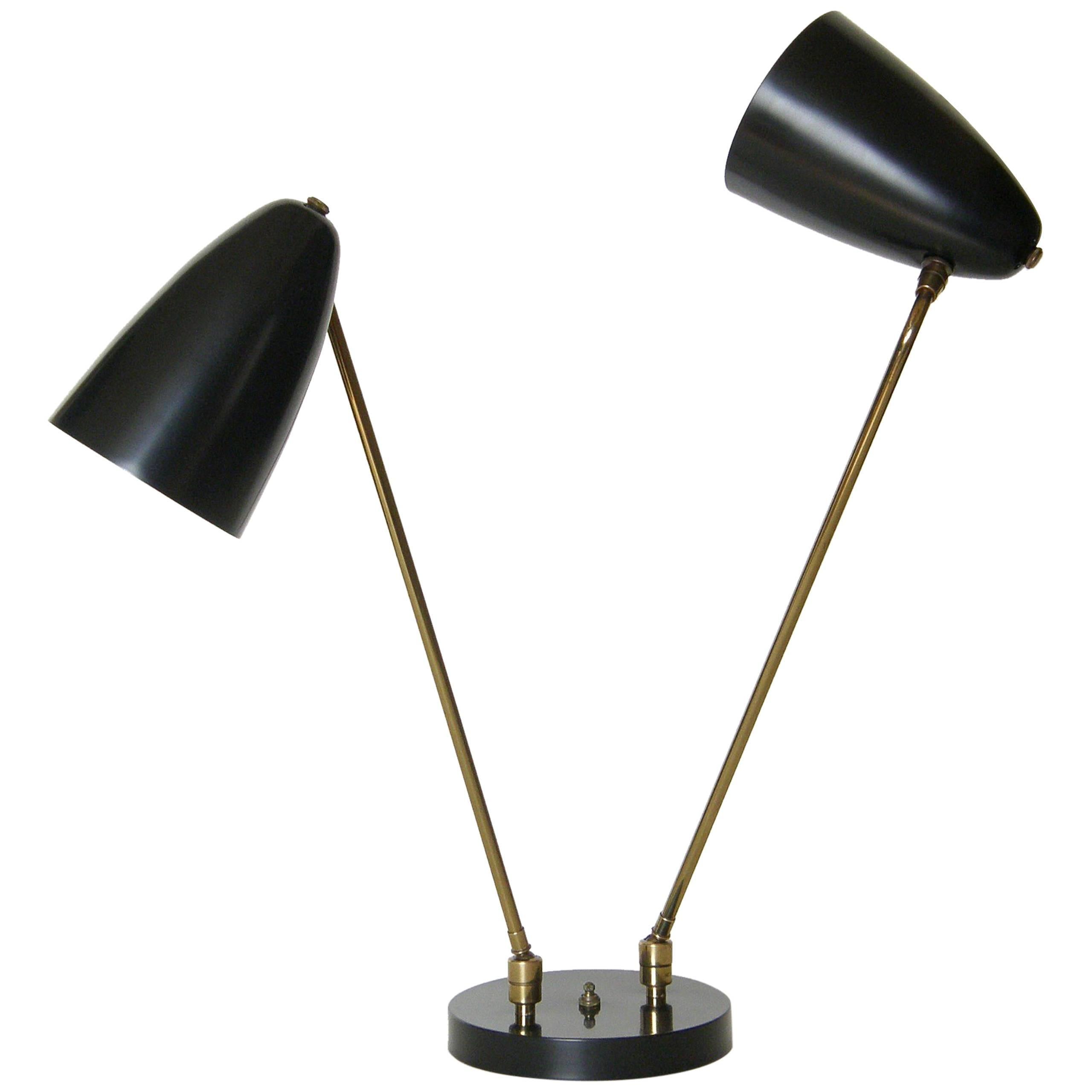 Ben Seibel for Raymor Two Shade Table Lamp