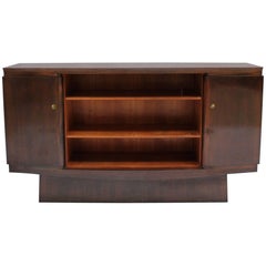 Fine French Art Deco Walnut Sideboard by Maxime Old