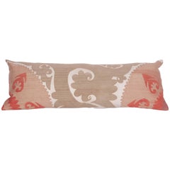 Suzani Pillow Case Fashioned from Mid-20th Century Samarkand Suzani, Uzbekistan