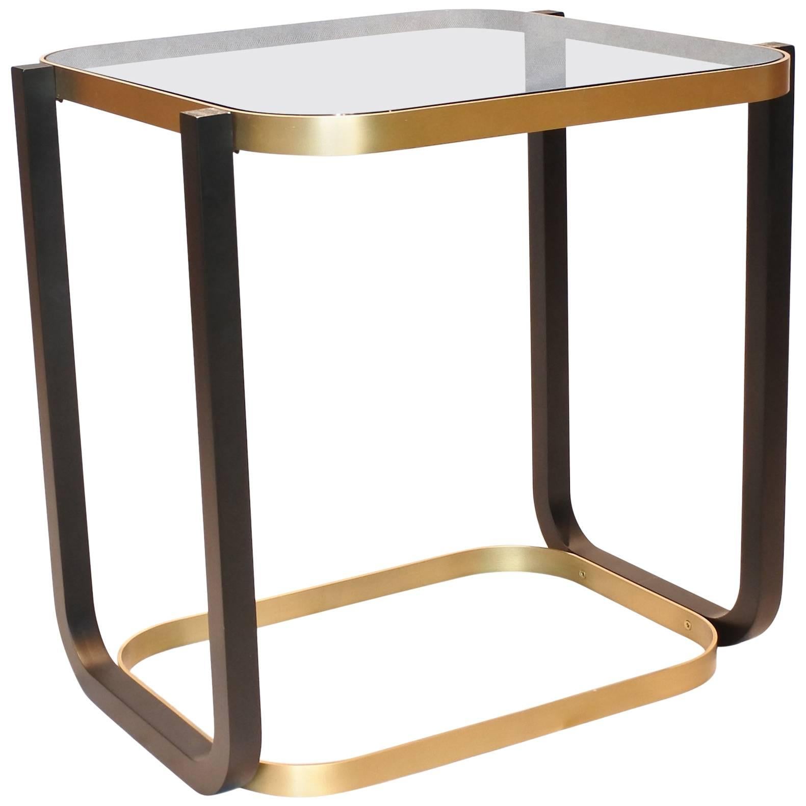 Duet Side Table Small by Cristian Mohaded & GTV For Sale