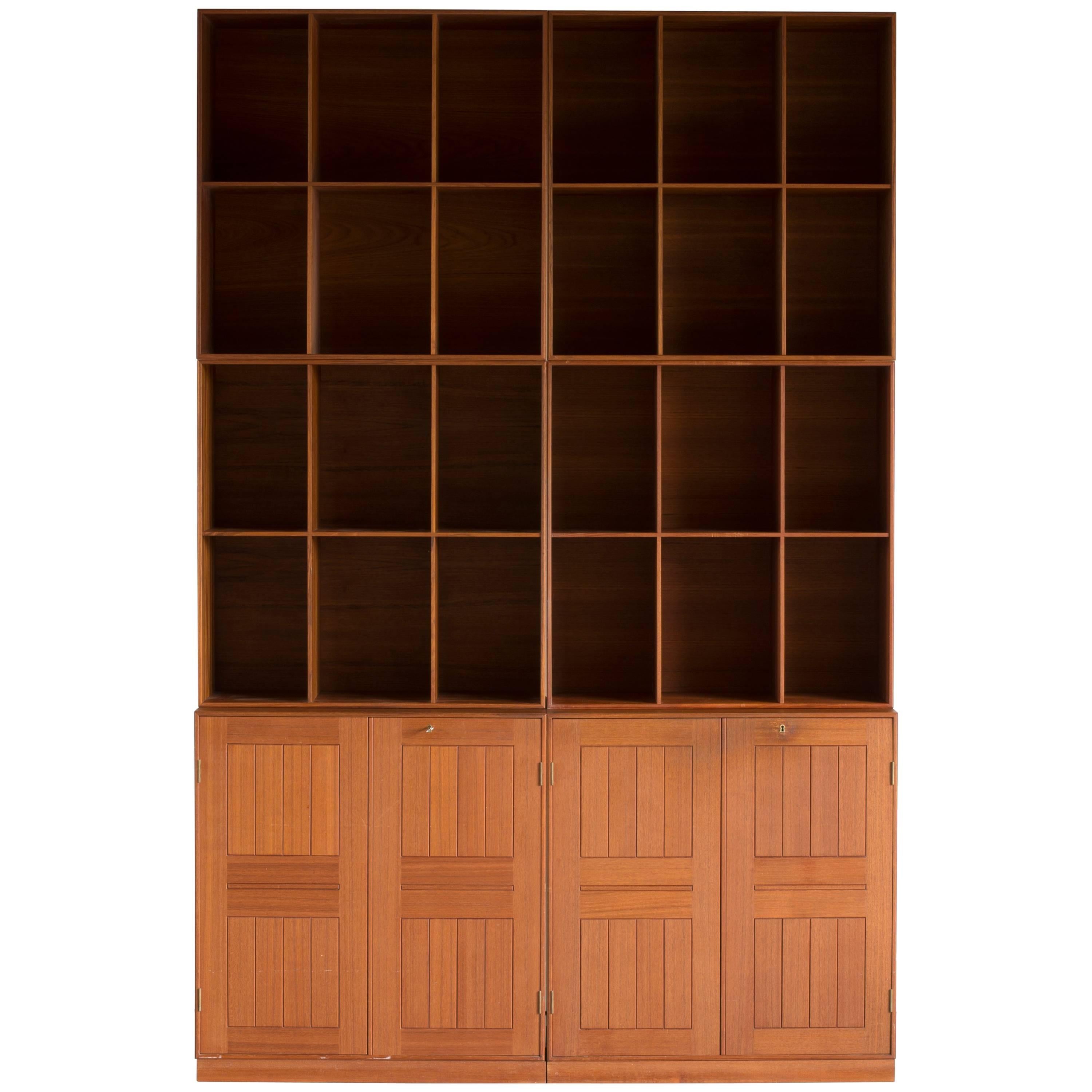 Mogens Koch Cabinets and Bookcases in Teak for Rud. Rasmussen
