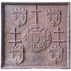 17th Century French 'Arms of Lorraine' Fireback
