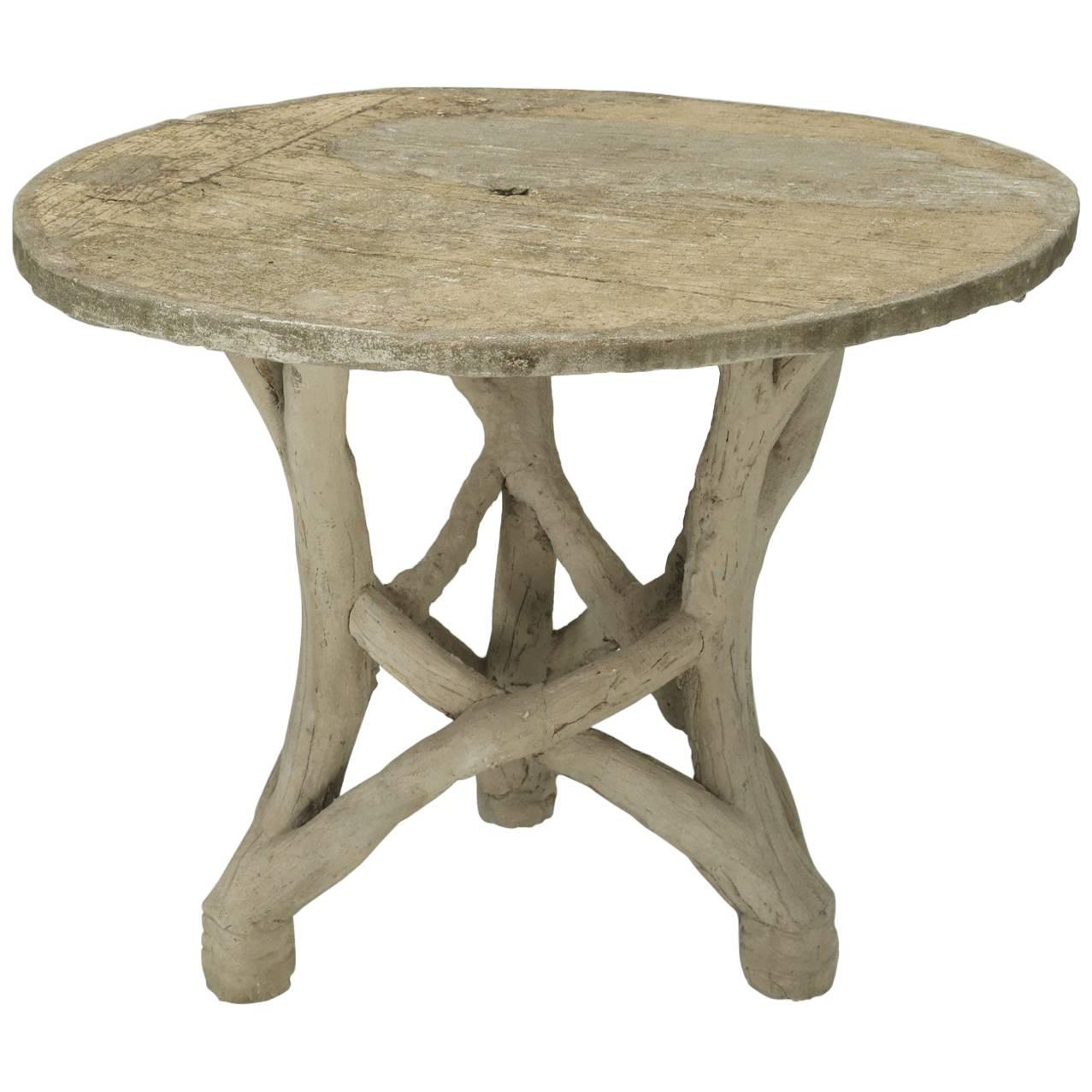 Faux Bois Table Attributed to Edouard Redont, circa 1900