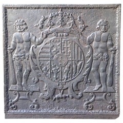 18th Century French 'Arms of Lorraine' Fireback