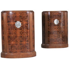 Antique Rare Pair of Art Deco Wall Furniture by Clement Goyeneche, 1893 -1984