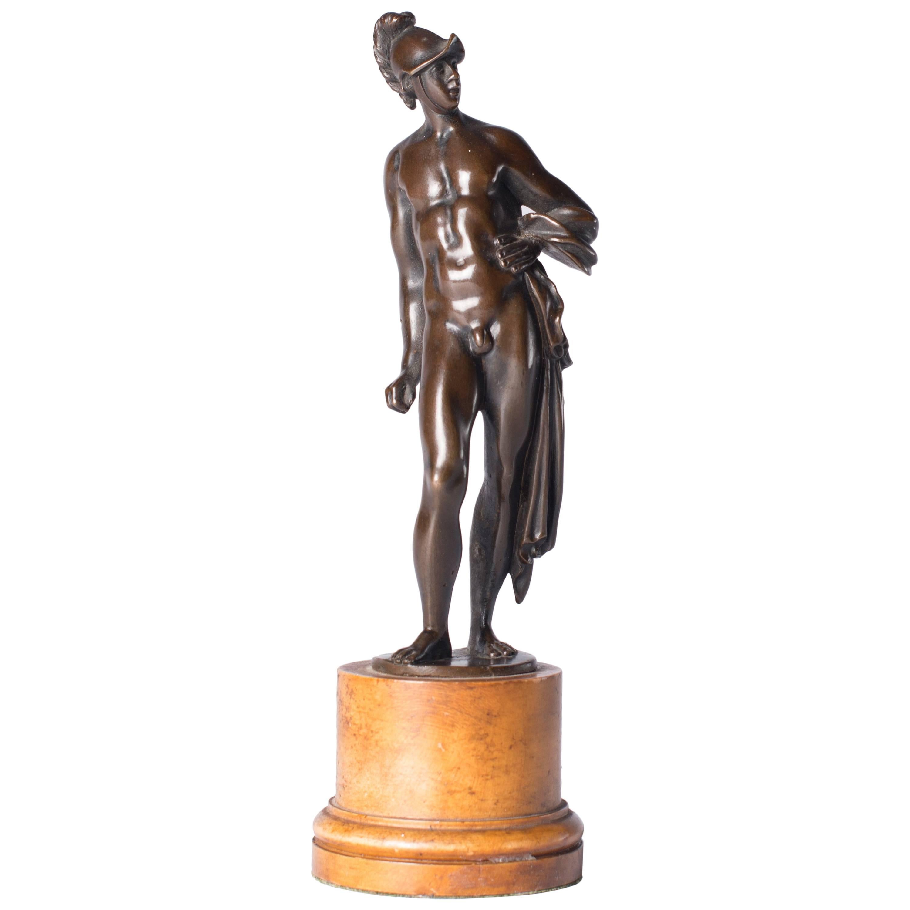 Antique Bronze Statue Mars, 17th Century For Sale