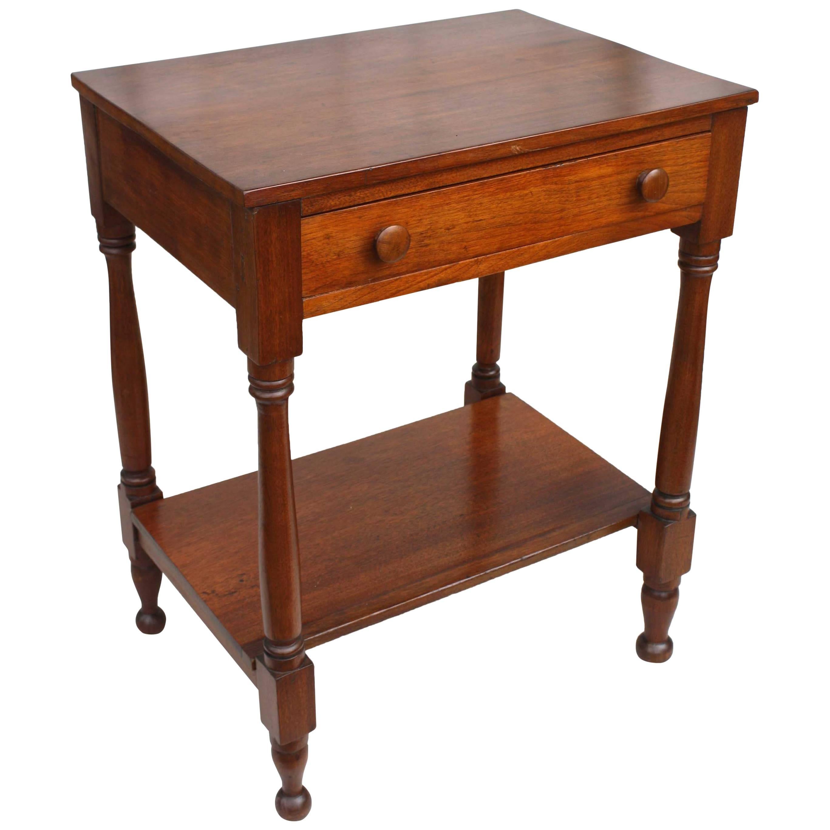 New England Federal Cherrywood Nightstand For Sale