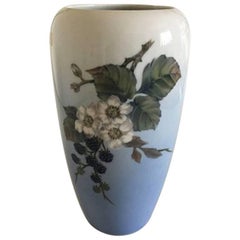 Vintage Royal Copenhagen Blackberry Vase #288/1049