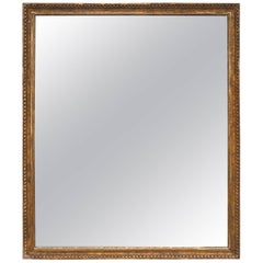 Edwardian Beaded Giltwood Mirror