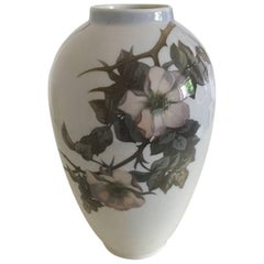 Royal Copenhagen Vase #173/1099 with Flowered Branch Motif