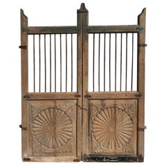 Set of 19th Century Teak Indian Garden Gates