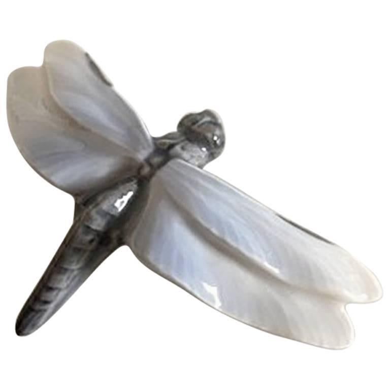 Royal Copenhagen Art Nouveau Figurine of a Dragonfly #1306