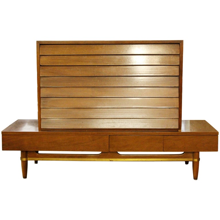 MidCentury Modern Dania Dresser Bench Console Table Merton Gershun