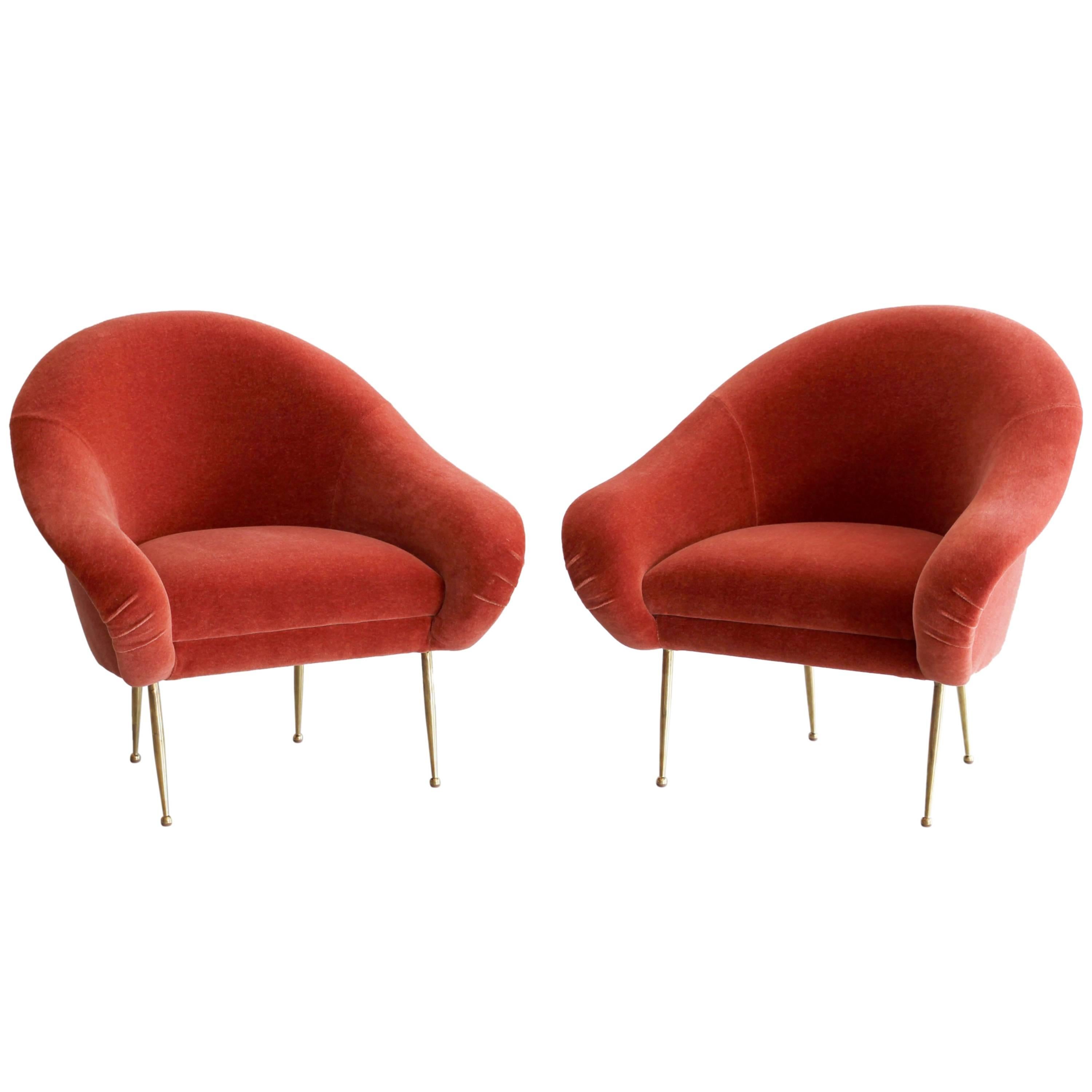 Pair of Salon Slipper Chairs