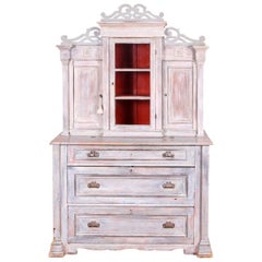Swedish Style Paint Decorated Cabinet