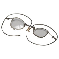 19th Century Pair of Wraparound Metal Glasses, circa 1880s