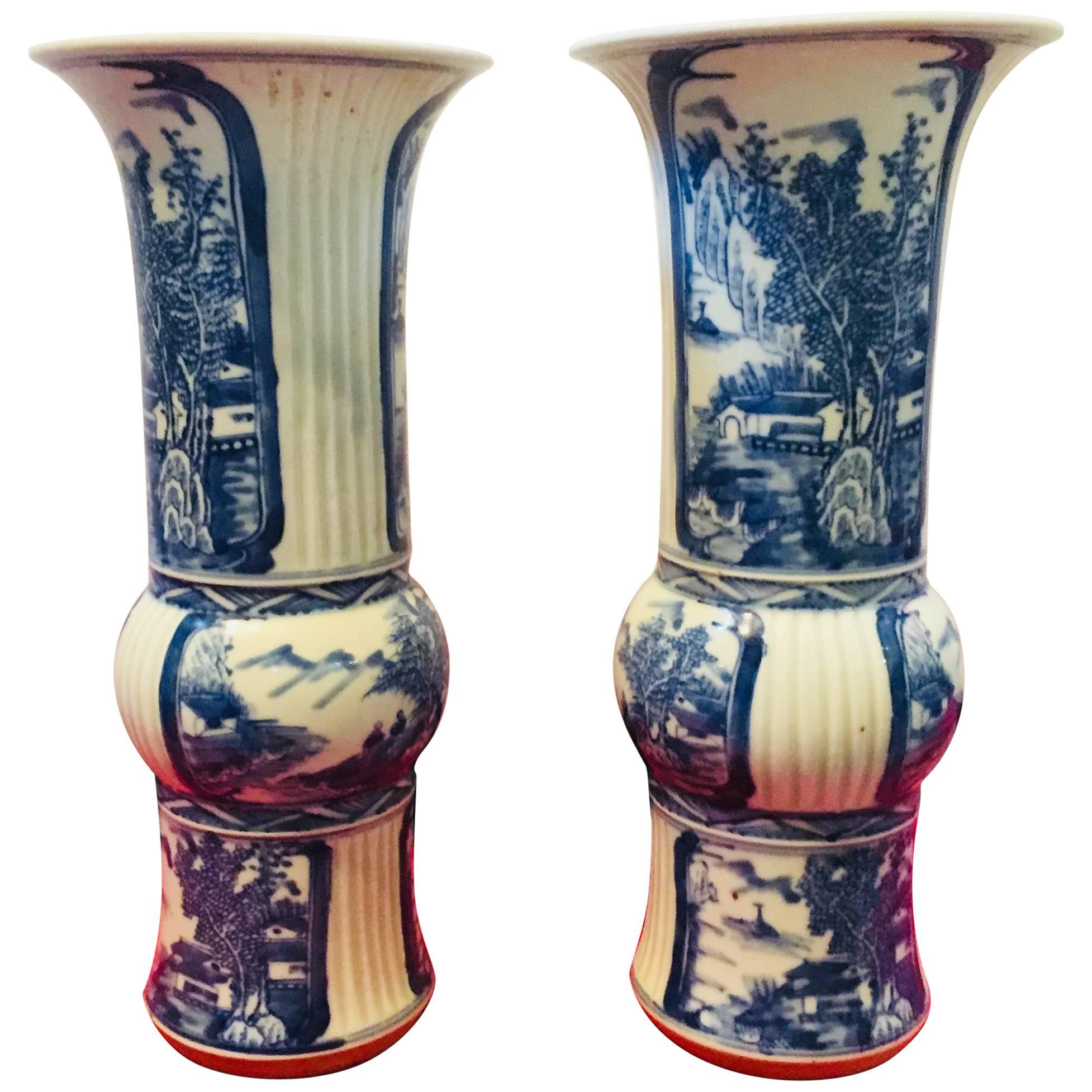 Blue and White Chinese Vases