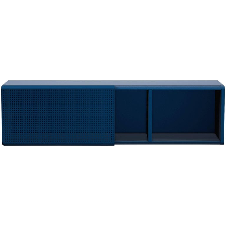 Voltaire Wall Cabinet In Plywood With Metal Sliding Door By Moroso Voltaire Wall Cabinet In Plywood With Metal Sliding Door By Moroso For Sel