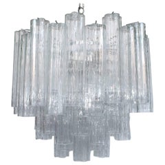 Mid-Century Modern Venini Style Tronchi Chandelier