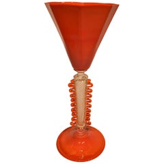 SEGUSO VETRI dARTE Murano Glass Cup, circa 1980