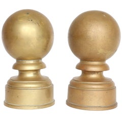 Pair of French Finials Antique Pair of French Finials