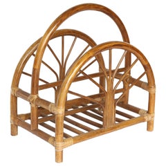 Rattan Magazine Rack