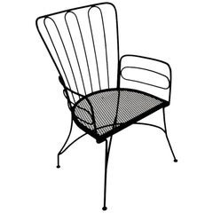 Wrought Iron Armchair after Weinberg