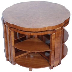 Vintage Art Deco Nest of Tables