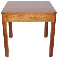 Art Deco Table with Drawer