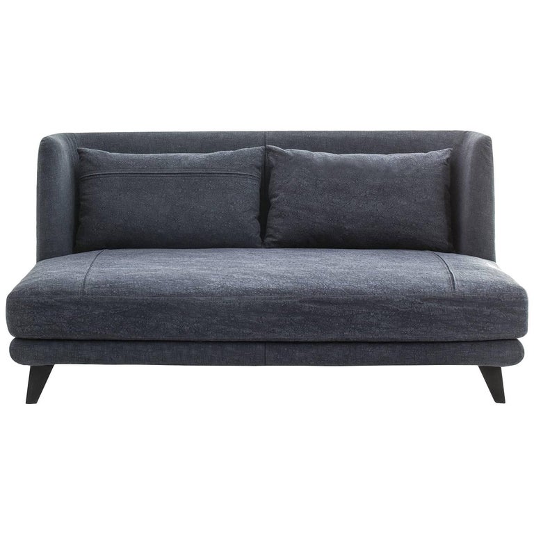 Gimme More Two Seat Fabric Sofa With Fiber Or Goose By Moroso For Sel