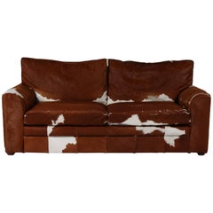 Vintage Cow Hide Sofa