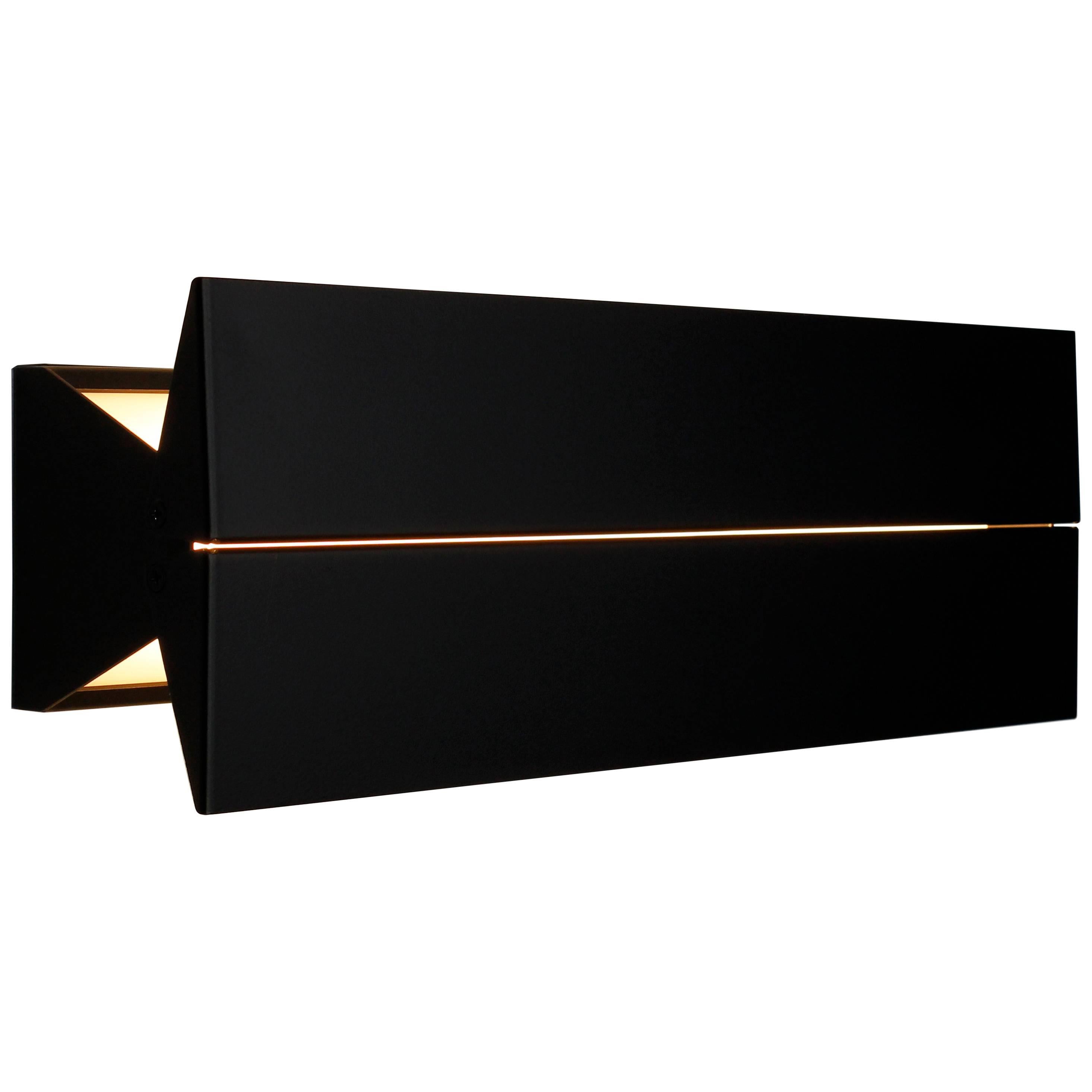 Outdoor Rated Ada Sconce 17 Black by Ravenhill Studio For Sale