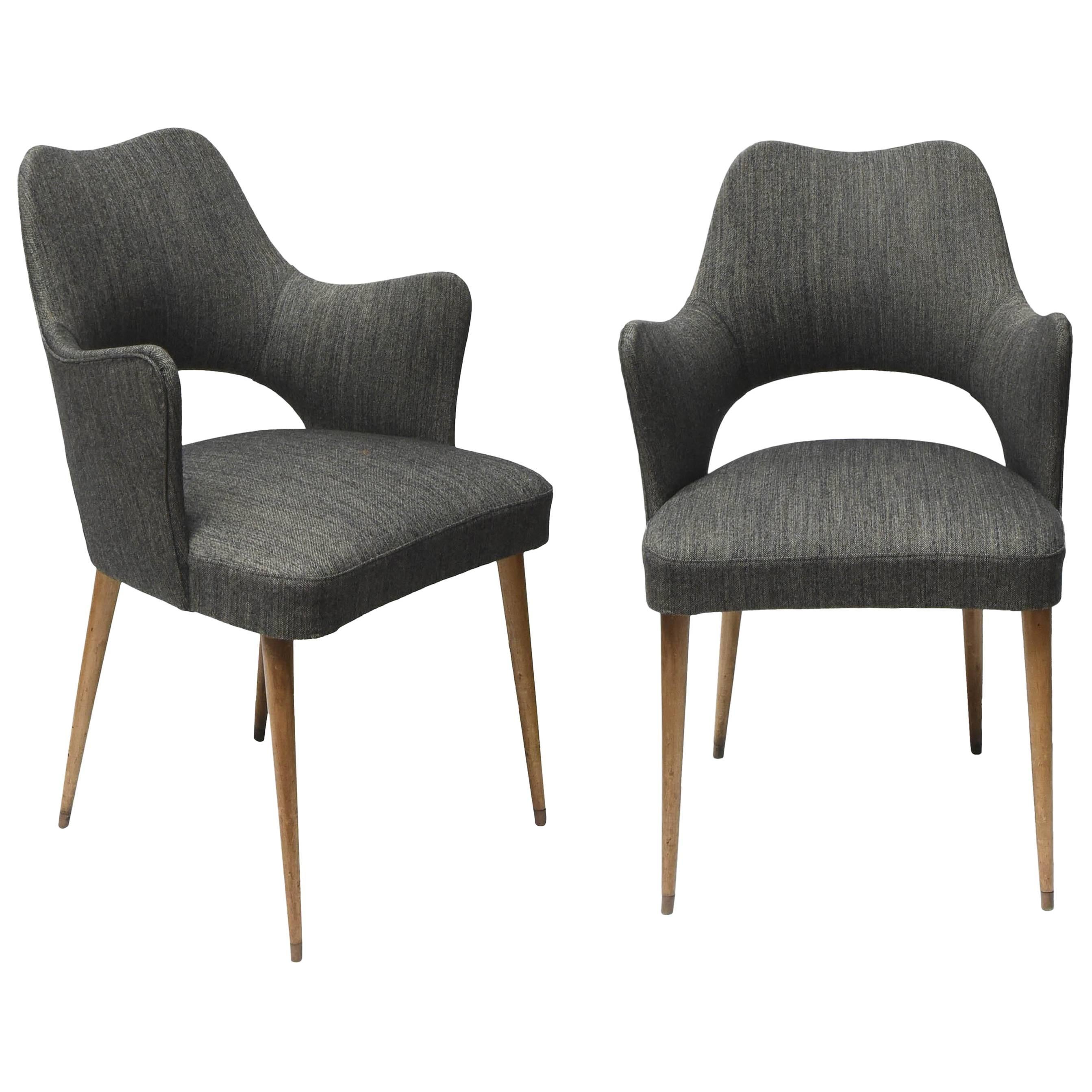 Pair of Armchairs Attributed to Osvaldo Borsani For Sale