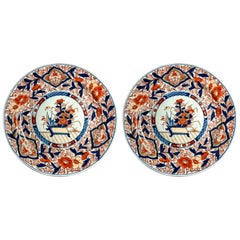 Pair of Antique Imari Chargers, circa 1870-1880