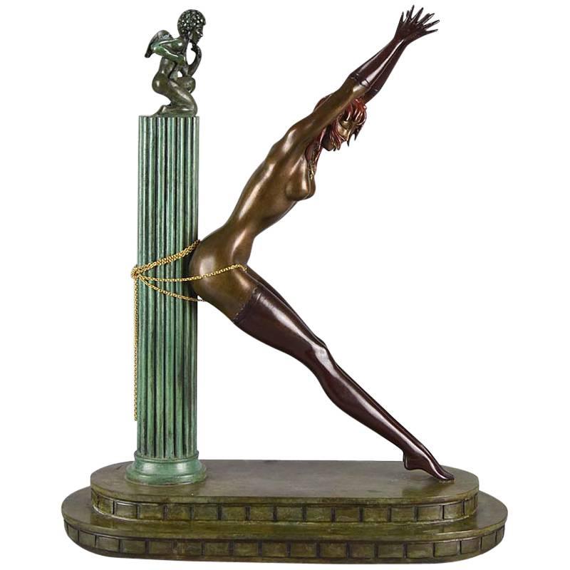 'Prisoner of Love' Limited Edition Bronze by Erté