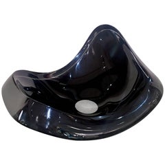 Black Lucite Sculptural Centrepiece or Bowl by Ritts Co.
