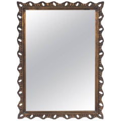 Gilt Scalloped Mirror, circa 1940s