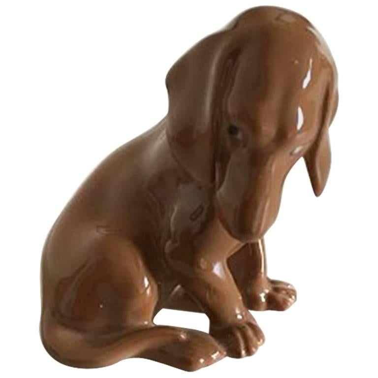 Bing & Grondahl Figurine Dachshund #1755