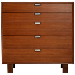 George Nelson for Herman Miller Highboy Dresser, Signed, circa 1950