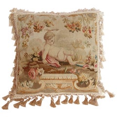 Antique Aubusson Cushion