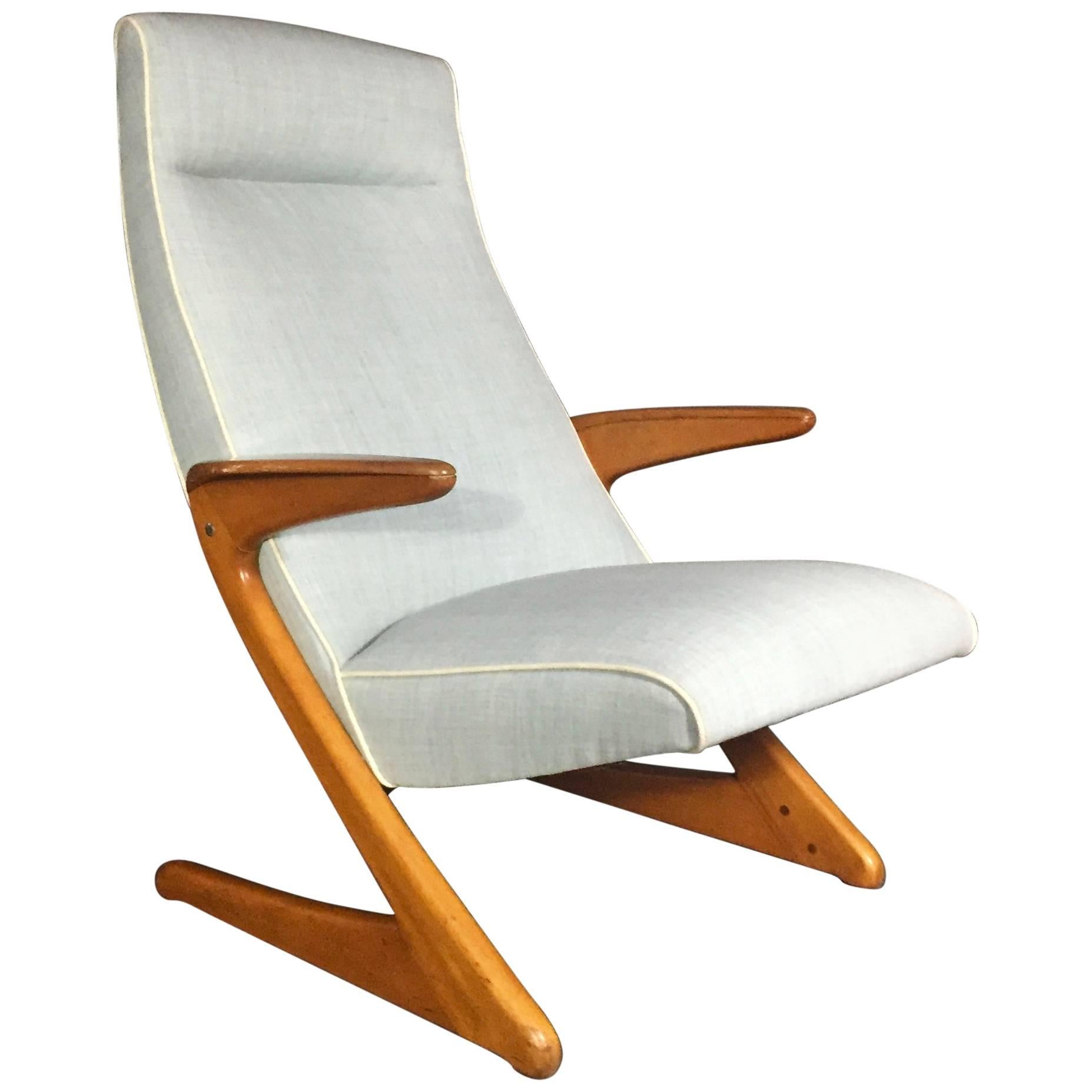 Bengt Ruda "Z" Armchair for Nordiska Kompaniets, Sweden, 1950s