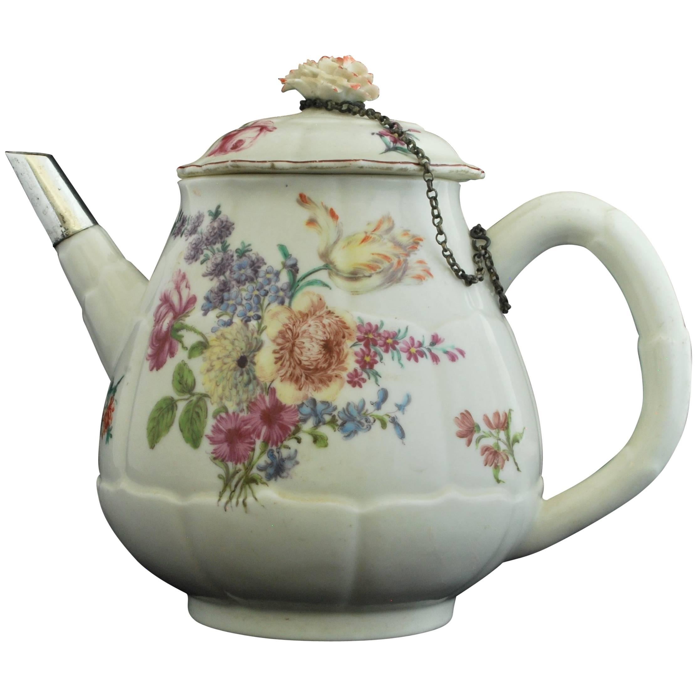 Teapot in Artichoke Shape, Chelsea, circa 1755