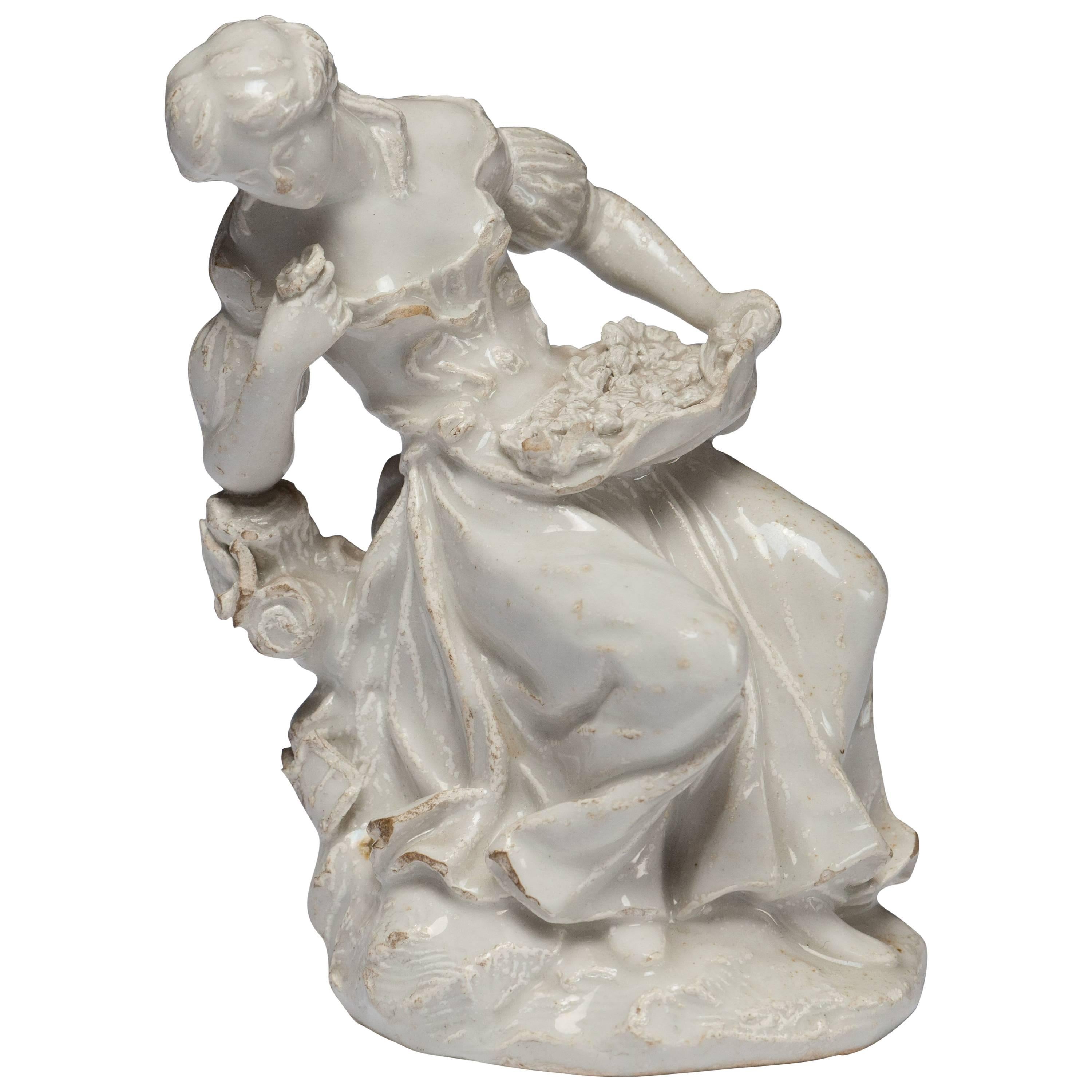 Figure, Smell, Bow Porcelain Factory, circa 1753