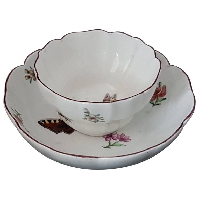 Tea bowl and Saucer, Chelsea, circa 1752 For Sale at 1stDibs