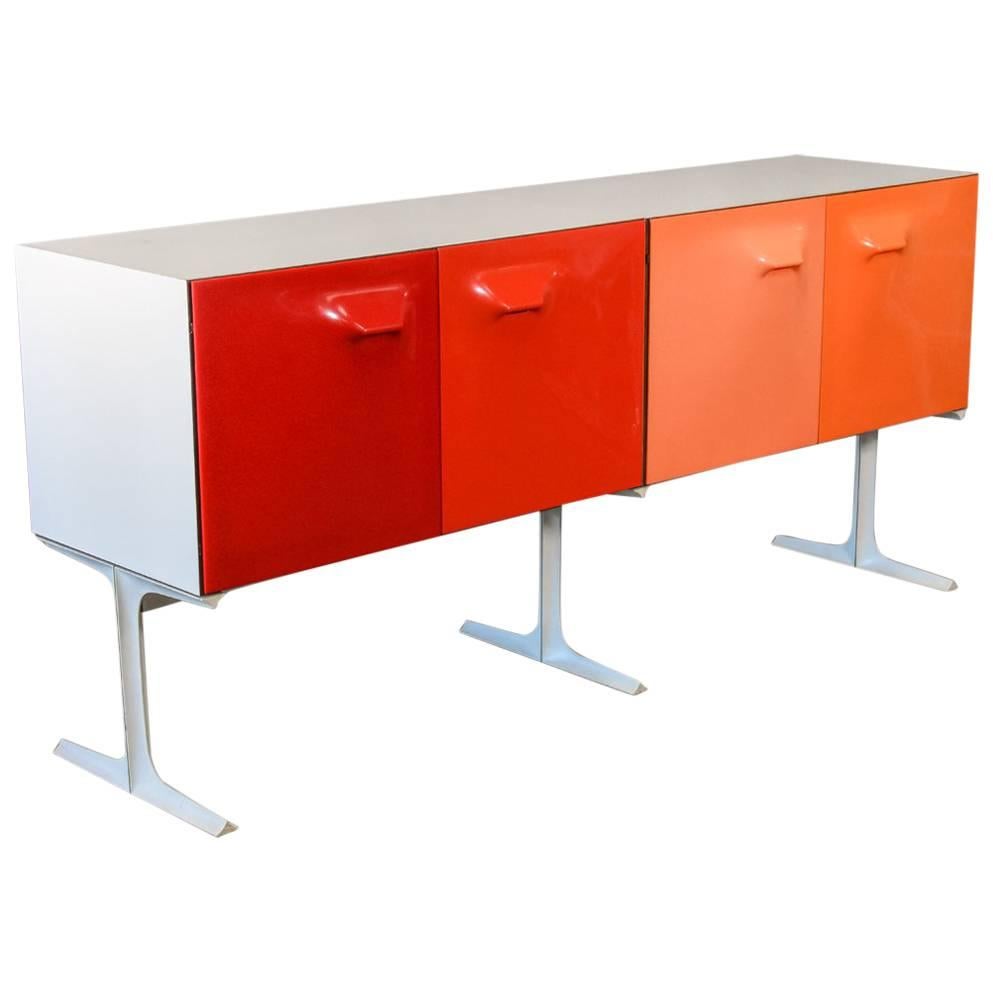 Raymond Loewy DF-2000 Double-Sided Cabinet For Sale